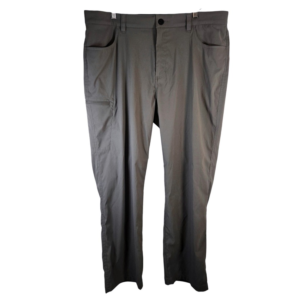 Orvis Mens 40x30 Gray Stretch Water Repellent Comfort Hiking Travel Pants‎